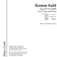Komm bald Op.97 No. 5