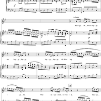 Joshua, Act 3, No. 30a: "Happy, oh, thrice happy we"