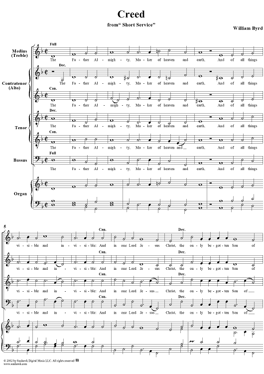 Creed - From "Short Service"