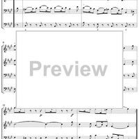 Quartet No. 3 in A major - Score