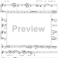 "In Jesu Demut kann ich Trost", Aria, No. 3 from Cantata No. 151: "Süsser Trost, mein Jesus kömmt" - Piano Score