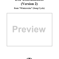 Winterreise (Song Cycle), Op.89, No. 12 - Einsamkeit, D911