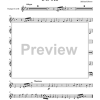 It Is Well - Trumpet 3 in B-flat