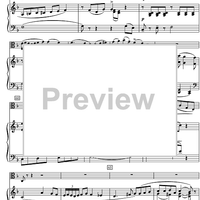 Sonata d minor - Score