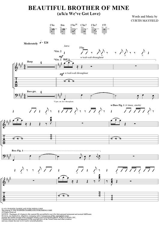 Beautiful Brother of Mine (a/k/a We've Got Love)