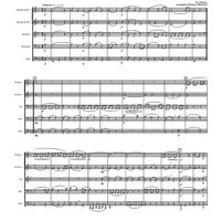 Menuetto from Clarinet Quintet, K. 581 - Score
