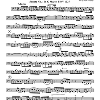 Three Sonatas, BWV 1027-1029 - Tuba