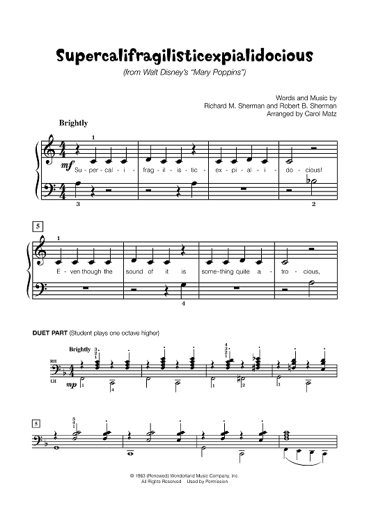 Supercalifragilisticexpialidocious