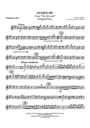 Overture from "Messiah" - Trumpet 1