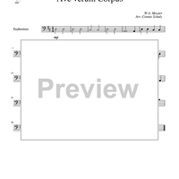 Ave verum Corpus - Euphonium