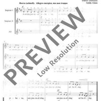 Three Hebrew pieces for boys' choir - Choral Score