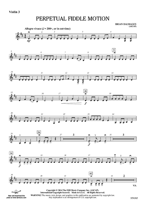 Perpetual Fiddle Motion - Violin 3 (Viola T.C.)
