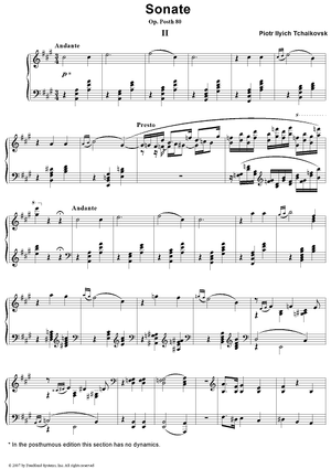 Sonate cis-moll (C-sharp Minor). Part 2