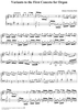Variants to the First Conceto for Organ, for Clavier