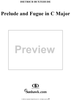 Praeludium und Fuga in C Major