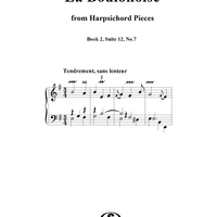 Harpsichord Pieces, Book 2, Suite 12, No.7:  La Boulonoise