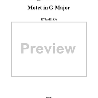 Recitative und Arie "Ergo interest" from Motet in G Major, K73a (K143)