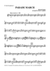 Parade March - Eb Alto Sax 1
