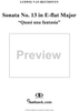 Piano Sonata No. 13 in E-flat Major, Op. 27, No. 1, "Quasi una fantasia"