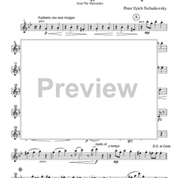 Dance of the Sugar-Plum Fairy - from The Nutcracker - Part 1 Flute, Oboe or Violin