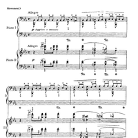 Movement 3 (Two Cadenzas to Concerto in Eb major for Two Pianos, K. 365)