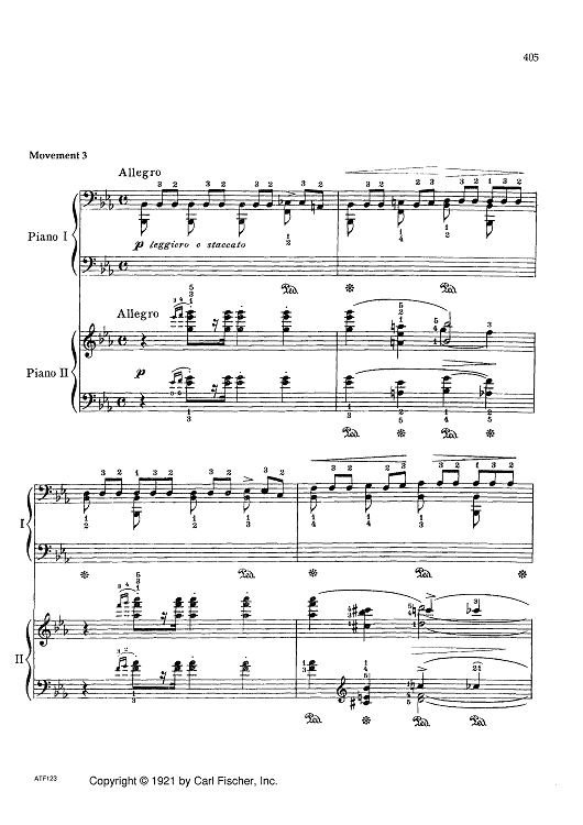 Movement 3 (Two Cadenzas to Concerto in Eb major for Two Pianos, K. 365)