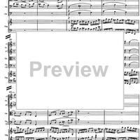 Konzert im alten Stil Op.100 - Score