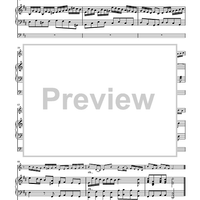 Aria (from Cantata No. 1) - Harpsichord Score