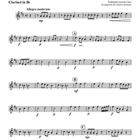 While By the Sheep We Watched at Night - Clarinet in B-flat