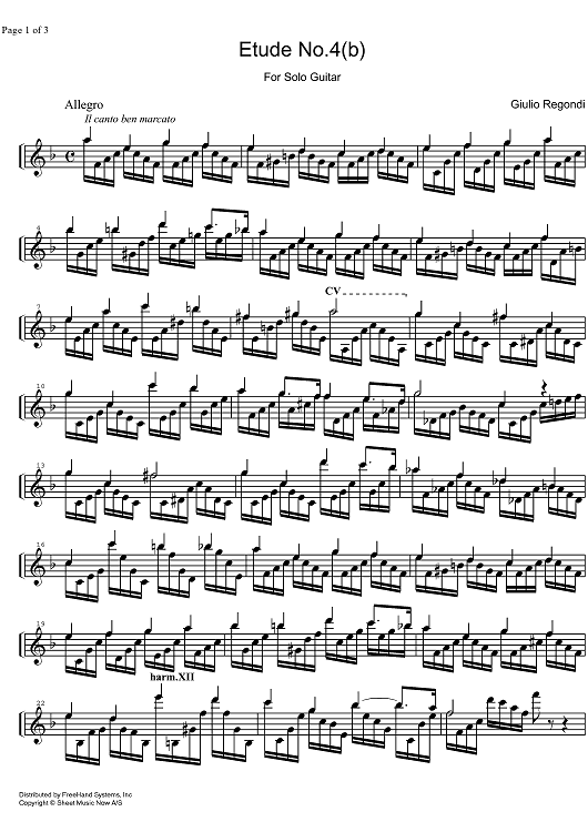 Etude No. 4b