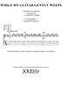 While My Guitar Gently Weeps (No MP3)