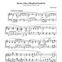 Savior, Like a Shepherd Lead Us