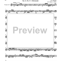Concerto Grosso, Op. 6, No. 8 - Allemande - Trumpet in B-flat