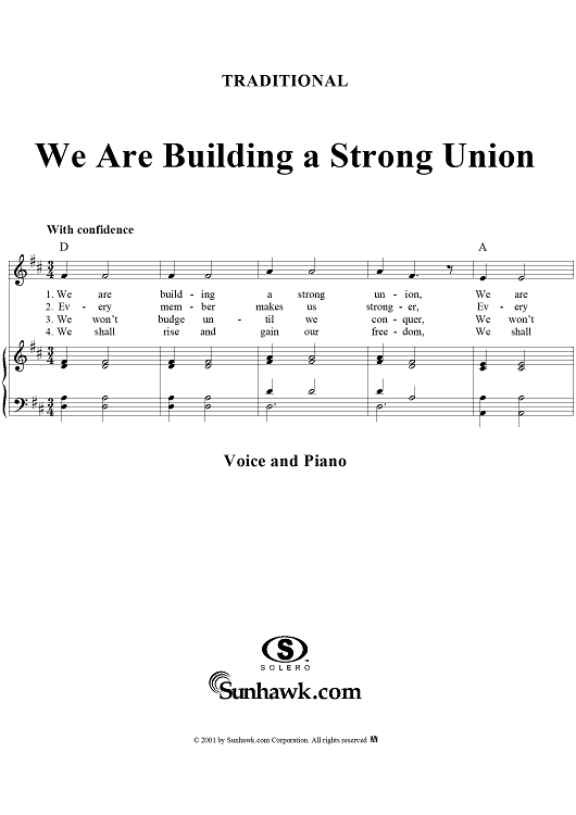 We Are Building a Strong Union