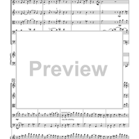 The Café Suite - for String Orchestra and Piano - Score