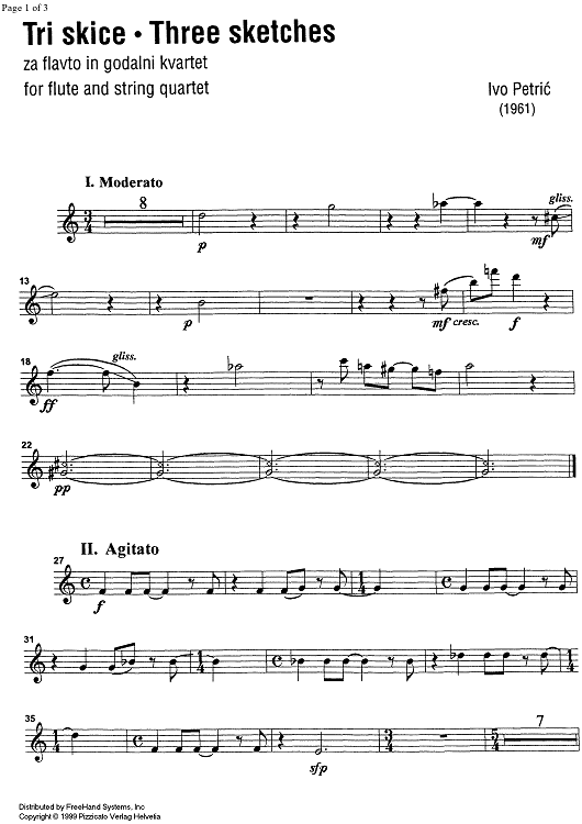 3 sketches - Violin 1