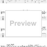 Gavotte in E - Guitar Tab