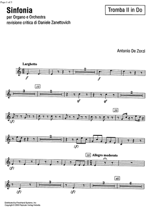 Sinfonia - Trumpet in C 2