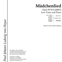 Mädchenlied Op.95 No. 6
