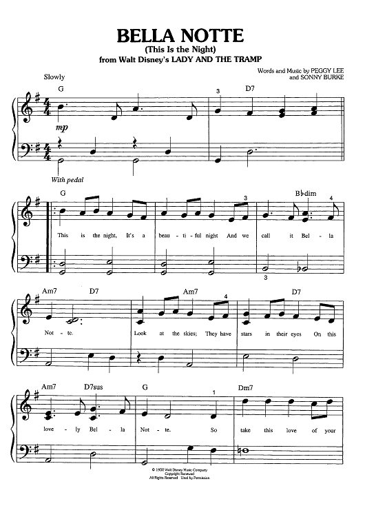 Bella Notte (This Is The Night)