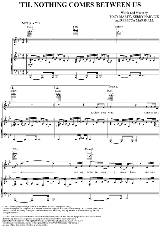 'Til Nothing Comes Between Us