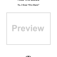 Am Strande - No. 3 from "Five Duets" Op. 66