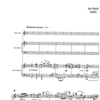 "Come un nastro di porpora..." - Piano Score