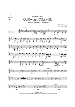 Golliwog's Cakewalk - French Horn in F
