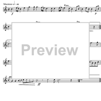 March from the Married Beau - Score