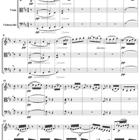 String Trio No. 3 in D Major  Op. 9, No. 2 - Score