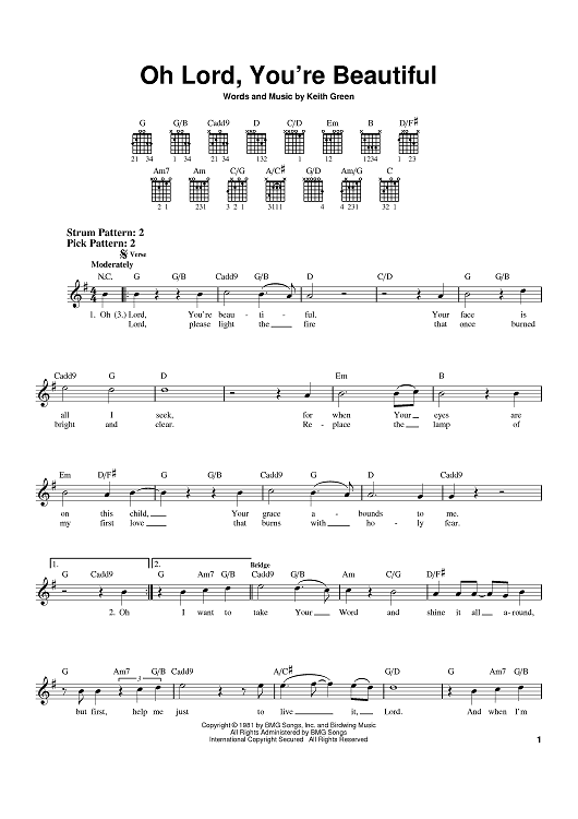 Oh Lord, You're Beautiful