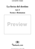La forza del destino, Act 3, No. 14, Scena and Romance. "Attenti al gioco", "La vita è inferno", "Oh, tu che in seno agl'angeli" - Score
