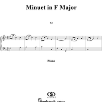 Minuet  in F Major, K2