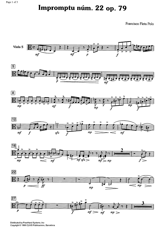 Impromptu No.22 Op.79